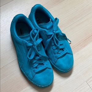 Puma suede shoes